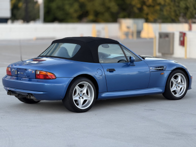 1998 BMW M Roadster in Estoril Blue Metallic over Estoril Blue & Black Nappa