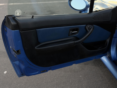 1998 BMW M Roadster in Estoril Blue Metallic over Estoril Blue & Black Nappa