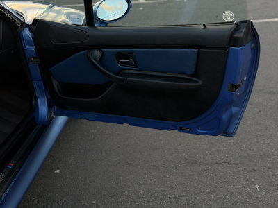 1998 BMW M Roadster in Estoril Blue Metallic over Estoril Blue & Black Nappa