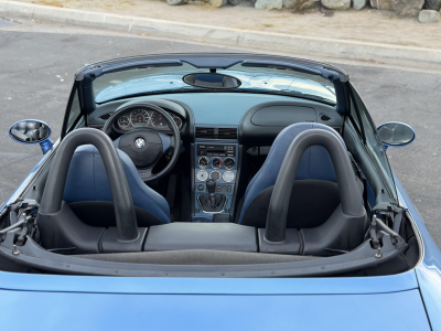 1998 BMW M Roadster in Estoril Blue Metallic over Estoril Blue & Black Nappa