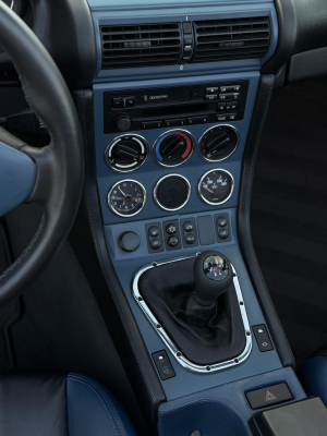 1998 BMW M Roadster in Estoril Blue Metallic over Estoril Blue & Black Nappa