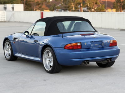 1998 BMW M Roadster in Estoril Blue Metallic over Estoril Blue & Black Nappa