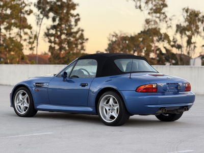 1998 BMW M Roadster in Estoril Blue Metallic over Estoril Blue & Black Nappa