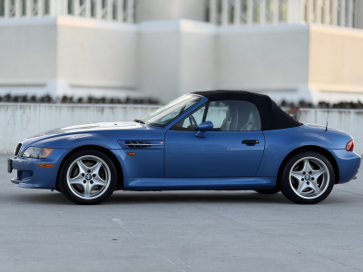 1998 BMW M Roadster in Estoril Blue Metallic over Estoril Blue & Black Nappa