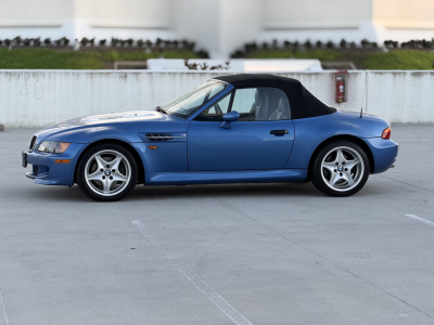1998 BMW M Roadster in Estoril Blue Metallic over Estoril Blue & Black Nappa