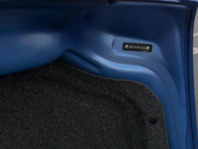 1998 BMW M Roadster in Estoril Blue Metallic over Estoril Blue & Black Nappa