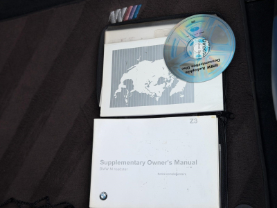1998 BMW M Roadster in Estoril Blue Metallic over Estoril Blue & Black Nappa