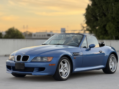1998 BMW M Roadster in Estoril Blue Metallic over Estoril Blue & Black Nappa