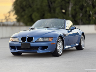 1998 BMW M Roadster in Estoril Blue Metallic over Estoril Blue & Black Nappa