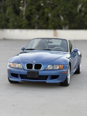 1998 BMW M Roadster in Estoril Blue Metallic over Estoril Blue & Black Nappa