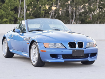 1998 BMW M Roadster in Estoril Blue Metallic over Estoril Blue & Black Nappa