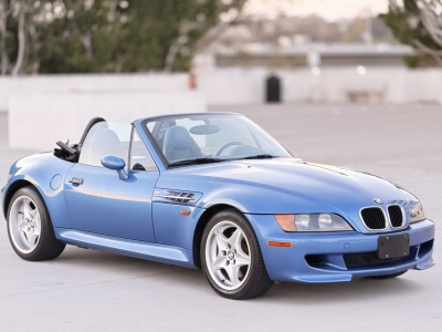 1998 BMW M Roadster in Estoril Blue Metallic over Estoril Blue & Black Nappa