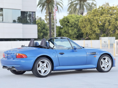 1998 BMW M Roadster in Estoril Blue Metallic over Estoril Blue & Black Nappa