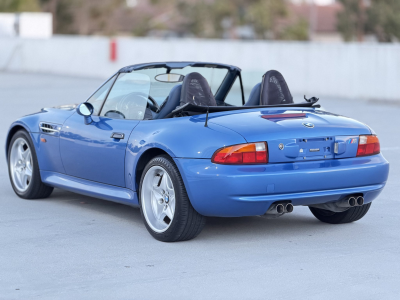 1998 BMW M Roadster in Estoril Blue Metallic over Estoril Blue & Black Nappa