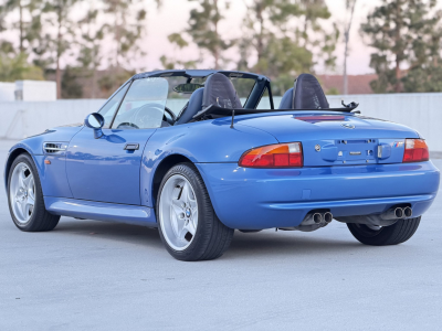 1998 BMW M Roadster in Estoril Blue Metallic over Estoril Blue & Black Nappa