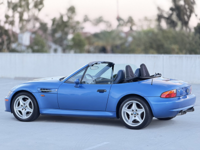1998 BMW M Roadster in Estoril Blue Metallic over Estoril Blue & Black Nappa