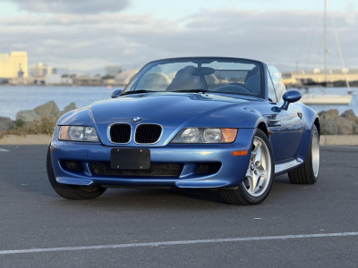 1998 BMW M Roadster in Estoril Blue Metallic over Estoril Blue & Black Nappa