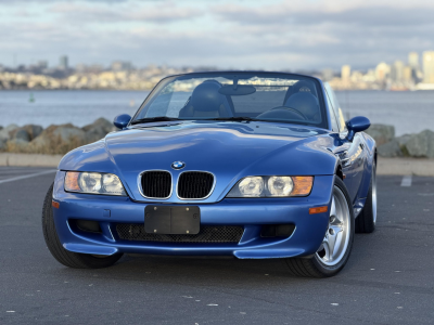 1998 BMW M Roadster in Estoril Blue Metallic over Estoril Blue & Black Nappa