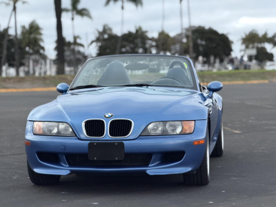1998 BMW M Roadster in Estoril Blue Metallic over Estoril Blue & Black Nappa