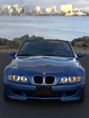 1998 BMW M Roadster in Estoril Blue Metallic over Estoril Blue & Black Nappa
