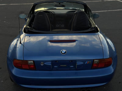 1998 BMW M Roadster in Estoril Blue Metallic over Estoril Blue & Black Nappa