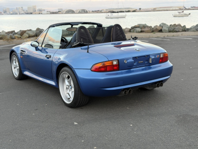 1998 BMW M Roadster in Estoril Blue Metallic over Estoril Blue & Black Nappa