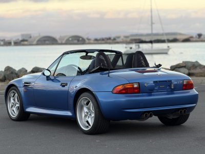 1998 BMW M Roadster in Estoril Blue Metallic over Estoril Blue & Black Nappa