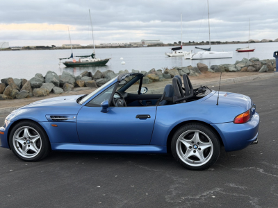 1998 BMW M Roadster in Estoril Blue Metallic over Estoril Blue & Black Nappa