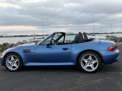 1998 BMW M Roadster in Estoril Blue Metallic over Estoril Blue & Black Nappa