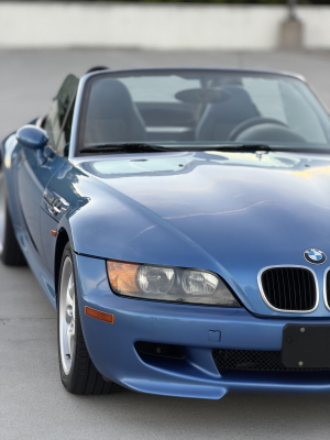 1998 BMW M Roadster in Estoril Blue Metallic over Estoril Blue & Black Nappa