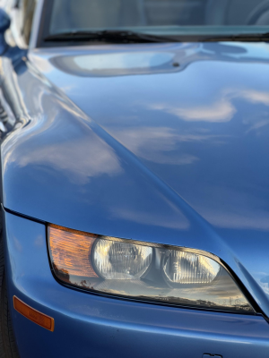 1998 BMW M Roadster in Estoril Blue Metallic over Estoril Blue & Black Nappa
