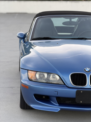 1998 BMW M Roadster in Estoril Blue Metallic over Estoril Blue & Black Nappa