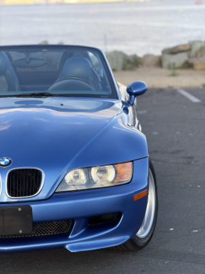 1998 BMW M Roadster in Estoril Blue Metallic over Estoril Blue & Black Nappa