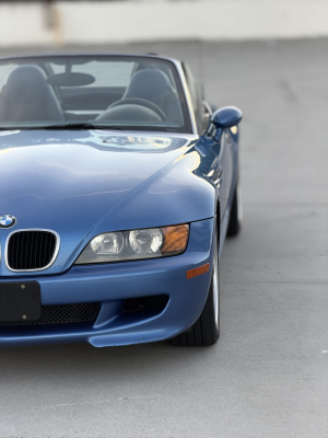 1998 BMW M Roadster in Estoril Blue Metallic over Estoril Blue & Black Nappa