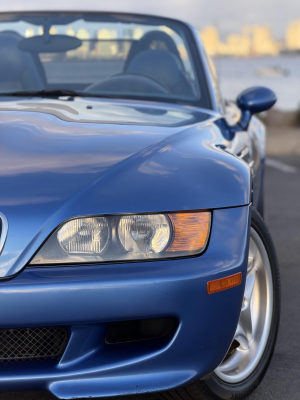 1998 BMW M Roadster in Estoril Blue Metallic over Estoril Blue & Black Nappa