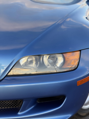 1998 BMW M Roadster in Estoril Blue Metallic over Estoril Blue & Black Nappa