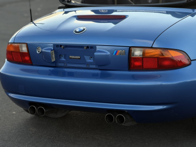 1998 BMW M Roadster in Estoril Blue Metallic over Estoril Blue & Black Nappa