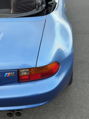1998 BMW M Roadster in Estoril Blue Metallic over Estoril Blue & Black Nappa