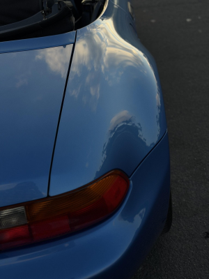 1998 BMW M Roadster in Estoril Blue Metallic over Estoril Blue & Black Nappa