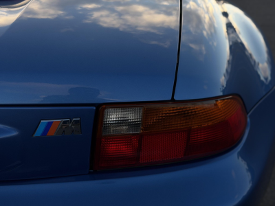 1998 BMW M Roadster in Estoril Blue Metallic over Estoril Blue & Black Nappa