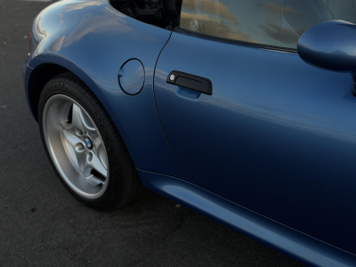 1998 BMW M Roadster in Estoril Blue Metallic over Estoril Blue & Black Nappa