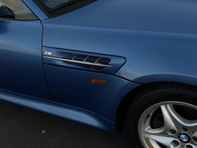 1998 BMW M Roadster in Estoril Blue Metallic over Estoril Blue & Black Nappa