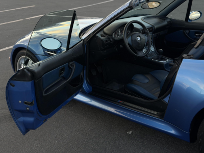 1998 BMW M Roadster in Estoril Blue Metallic over Estoril Blue & Black Nappa