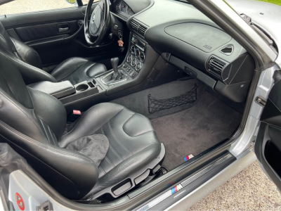 1998 BMW M Roadster in Arctic Silver Metallic over Black Nappa