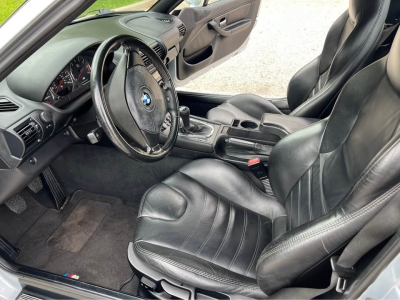 1998 BMW M Roadster in Arctic Silver Metallic over Black Nappa