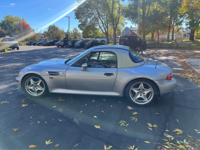 1998 BMW M Roadster in Arctic Silver Metallic over Black Nappa