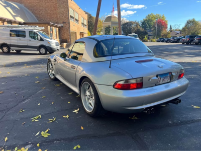 1998 BMW M Roadster in Arctic Silver Metallic over Black Nappa