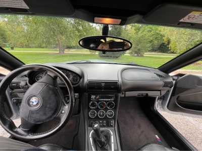 1998 BMW M Roadster in Arctic Silver Metallic over Black Nappa