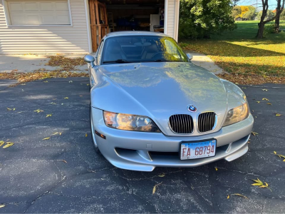 1998 BMW M Roadster in Arctic Silver Metallic over Black Nappa