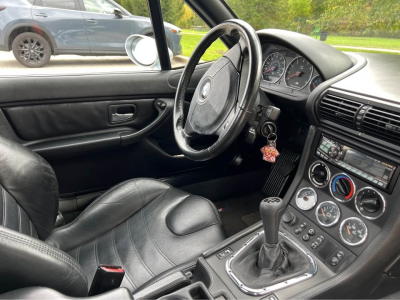 1998 BMW M Roadster in Arctic Silver Metallic over Black Nappa